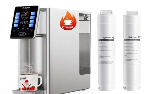 Hydrofast W100 : purificateur d'eau premium à 389 € avec (…)