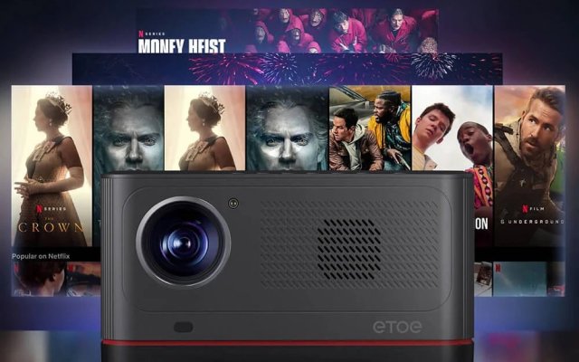 Lumineux et Android TV, le projecteur ETOE Whale Pro (...)