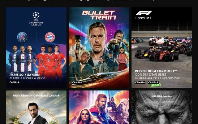 Vente flash 100% Canal+ à 15,99€ par mois pendant 2 (...)