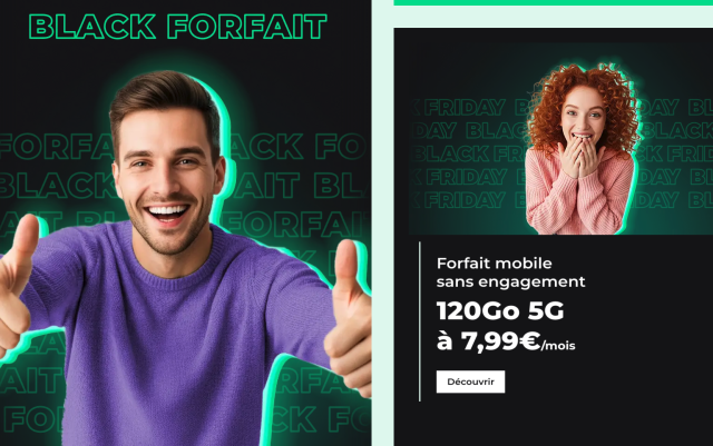 Forfait Red by SFR 120 Go 5G/30 Go UE/DOM, Appels, (...)