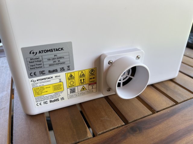 La sortie extracteur de fumée