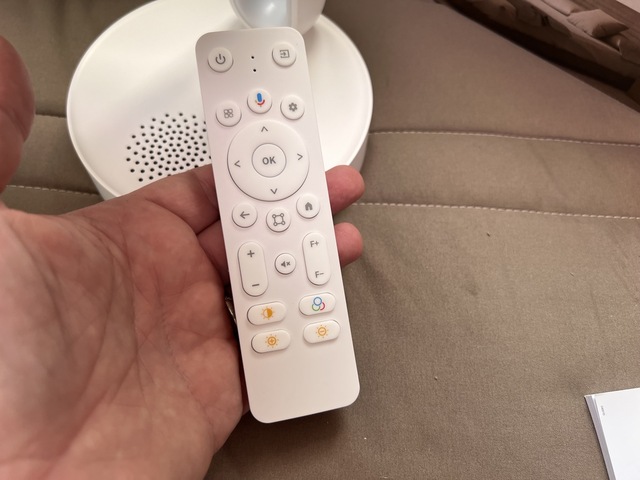 La télécommande avec des boutons veilleuse