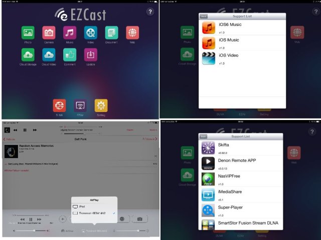 EZCAST sur IOS (iPhone / iPad)