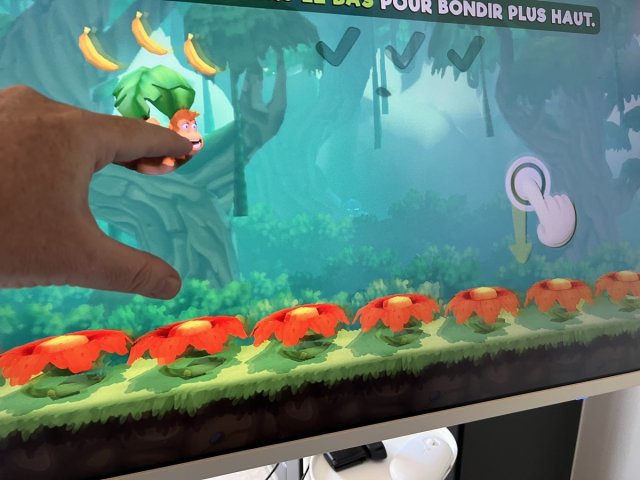 Un jeu Android en giga écran