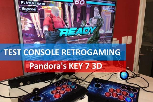 Himmel stavelse sejr Test Borne Arcade Retrogaming Pandora's KEY 7, 2177 jeux 3D et évolutive