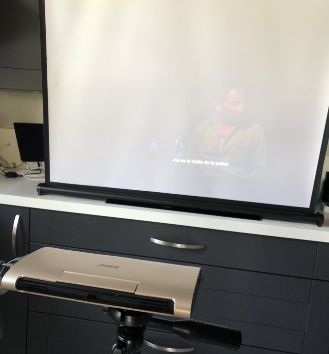projection en plein jour ? On oublie