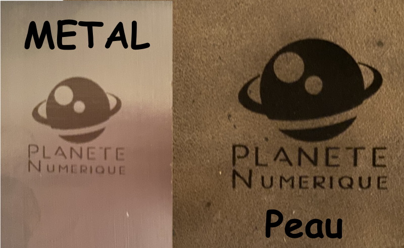 Test sur métal et peau