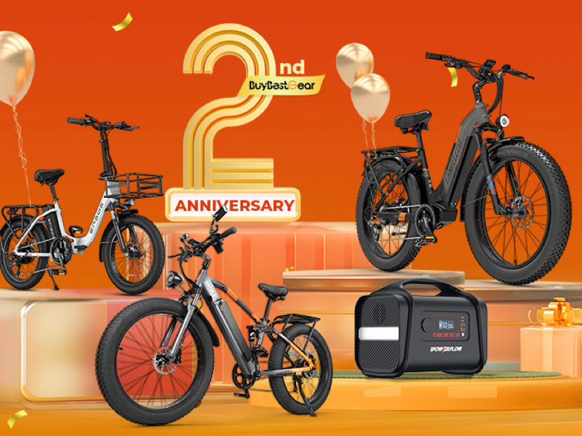 Le mois des marques Buybestgear, vélos électriques Fat Bike et générateurs électriques en promotion