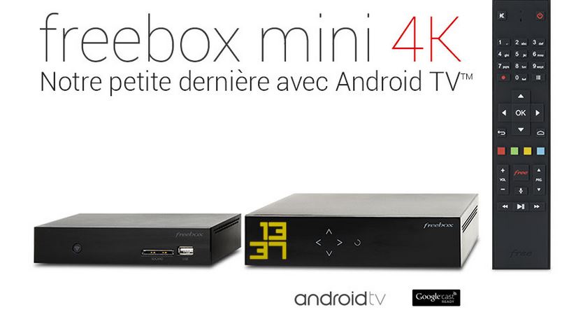 Free : nouvelle Mini FreeBox 4K compatible Android TV à 29.99€