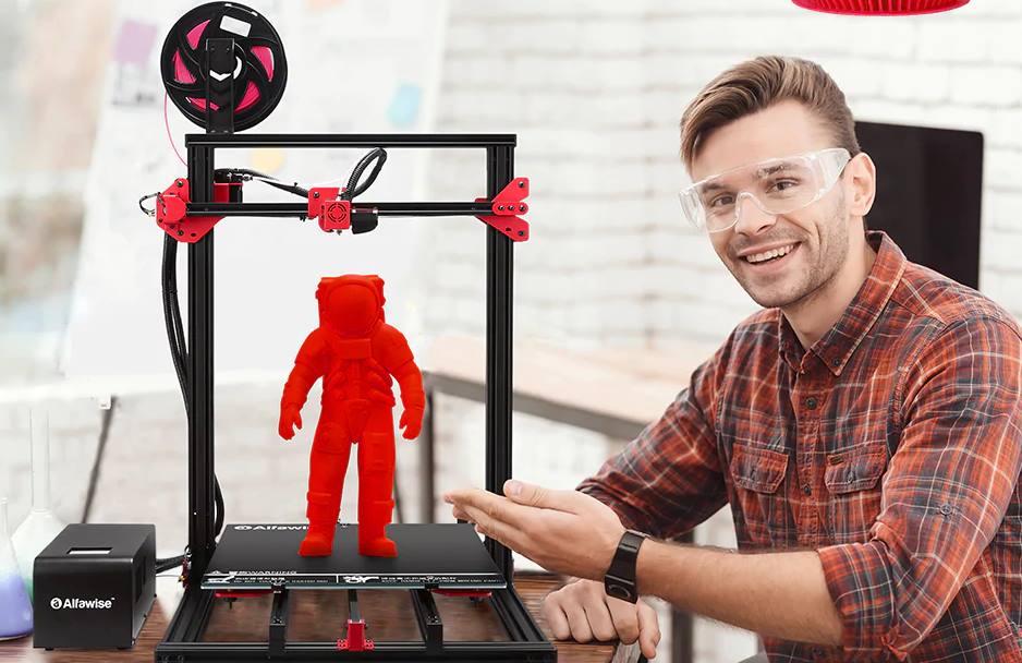 Imprimante 3D Alfawise U20 plus , l'impression 3D XXL (340€)