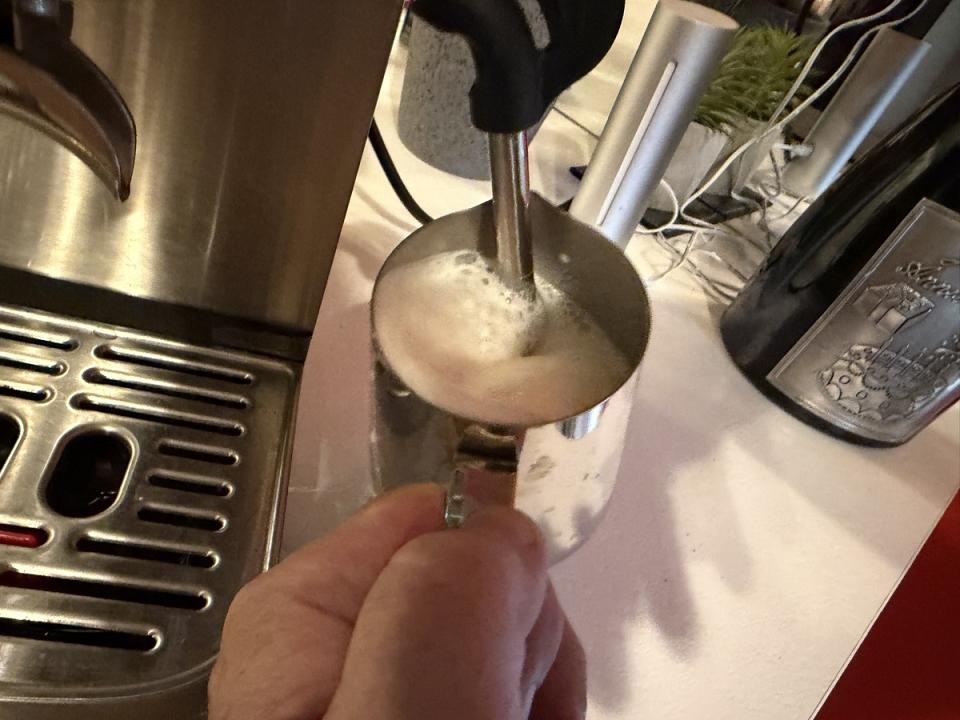 La buse vapeur pour mousser le lait
