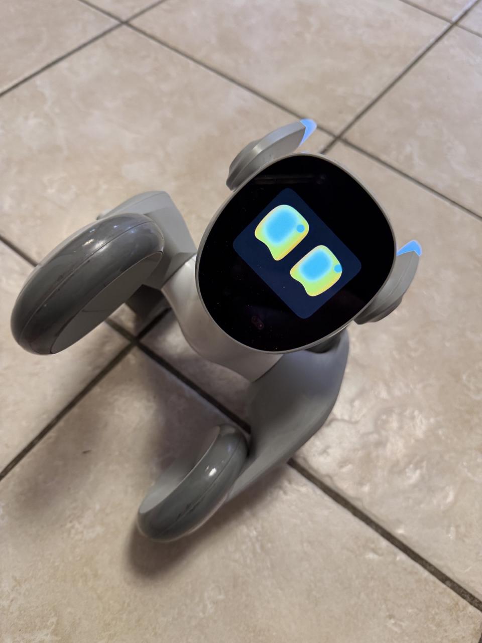 Le robot peut lever les pates