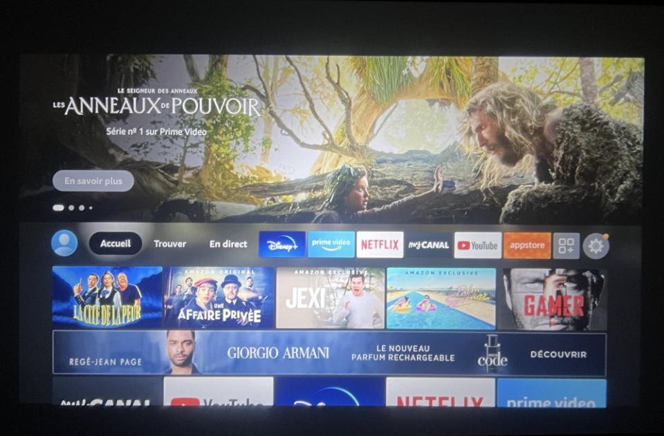 Interface FireTV