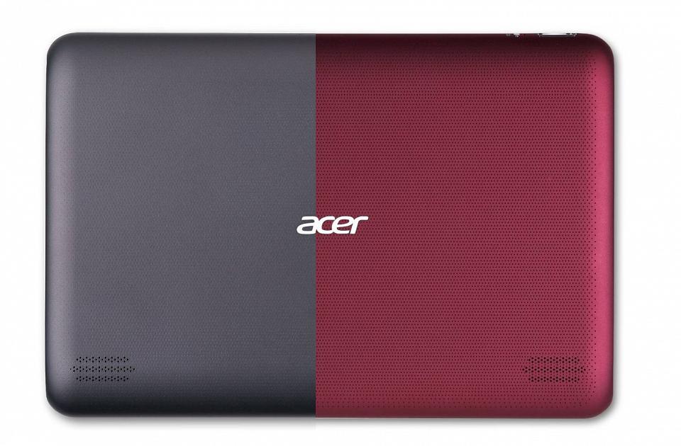 La ACER A200 existe en gris ou rouge