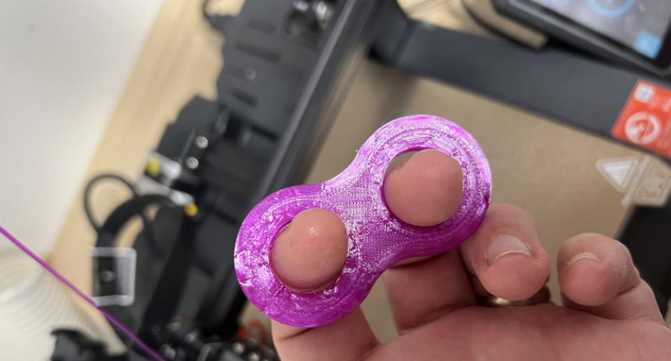 Une pièce de test en TPU