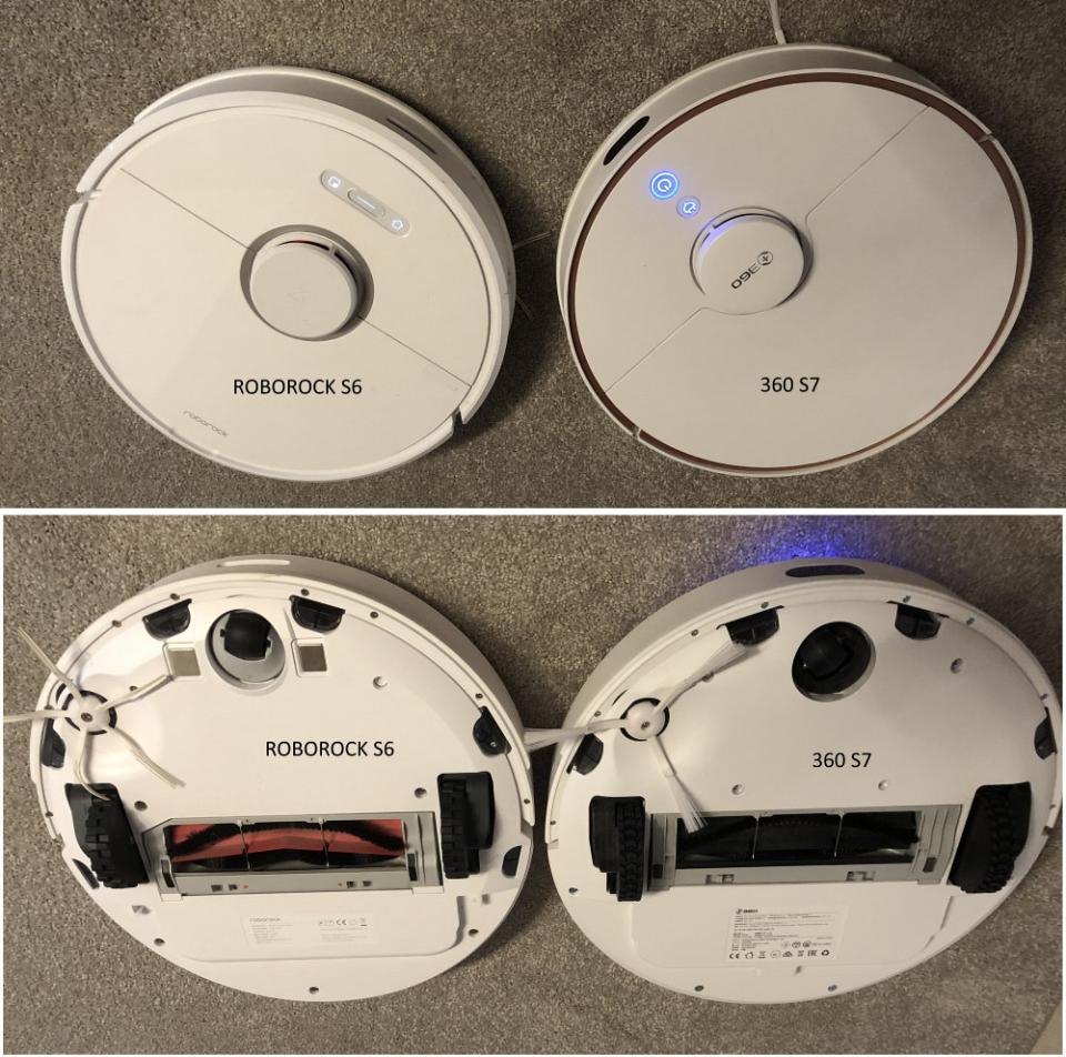 Comparaison Roborock S6 et 360 S7