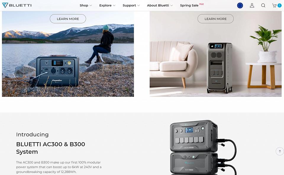 Le site BLUEETI