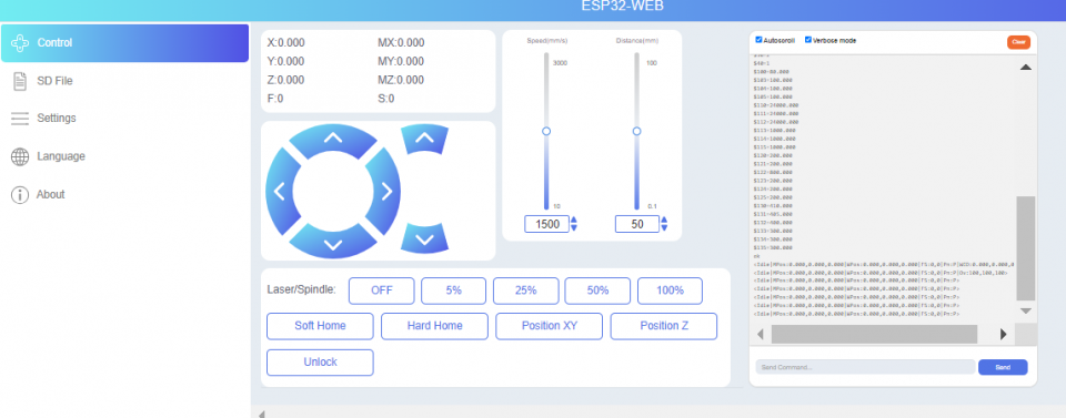 l'interface WEB Makerbase