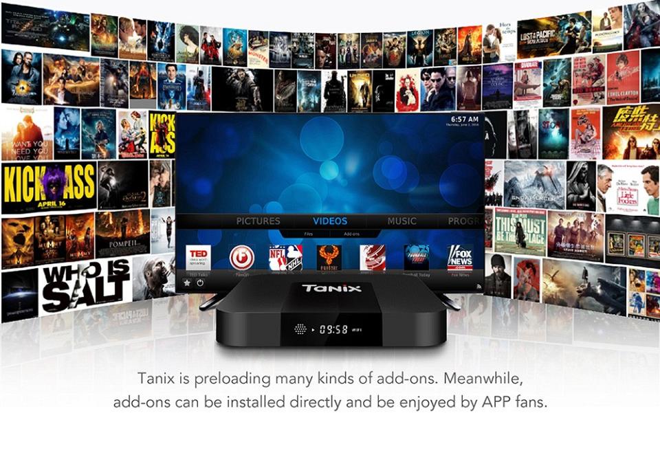 Box TV 4K Tanix TX3 Mini, Amlogic S905W et afficheur à 27.08€