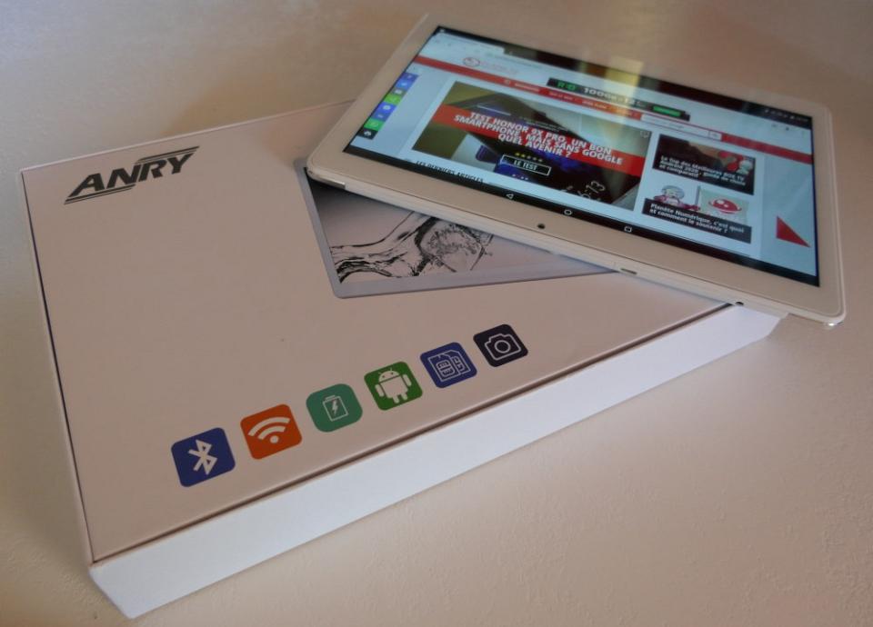 Test ANRY X20, une tablette Android 4G 10 pouces premier prix qui tient la route