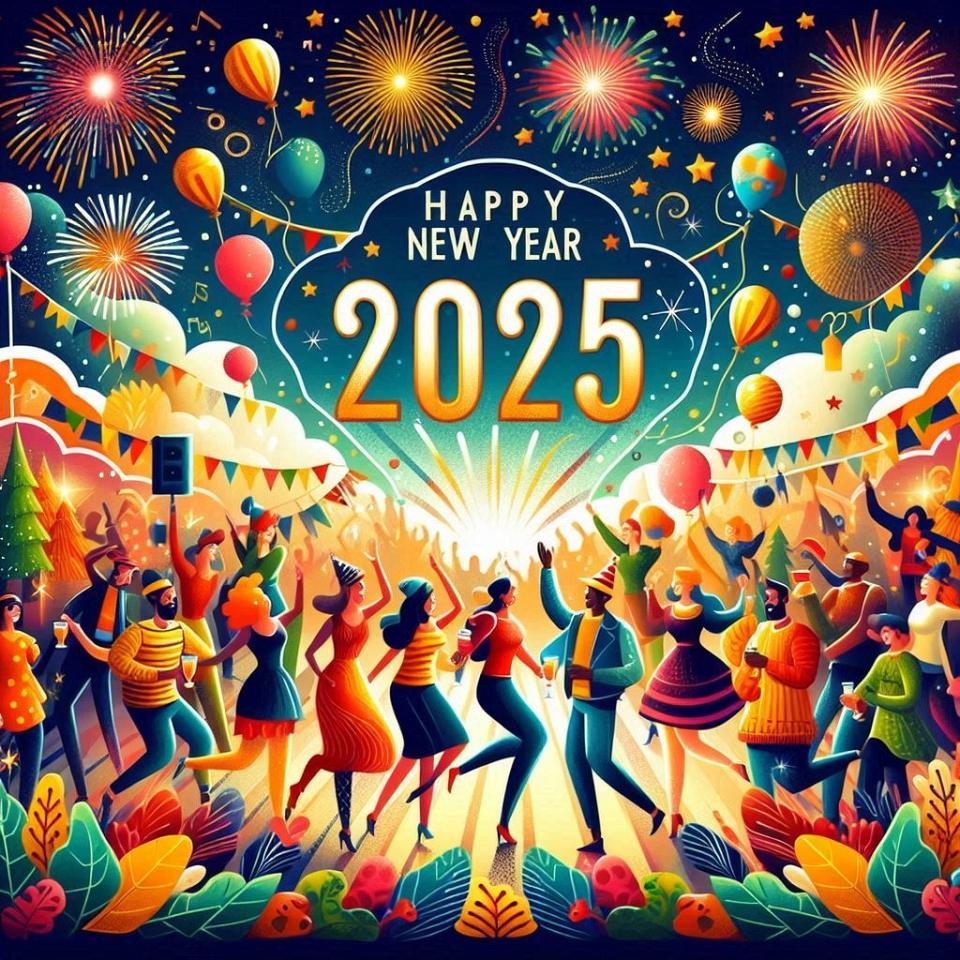 Joyeux réveillon et nouvelle année 2025