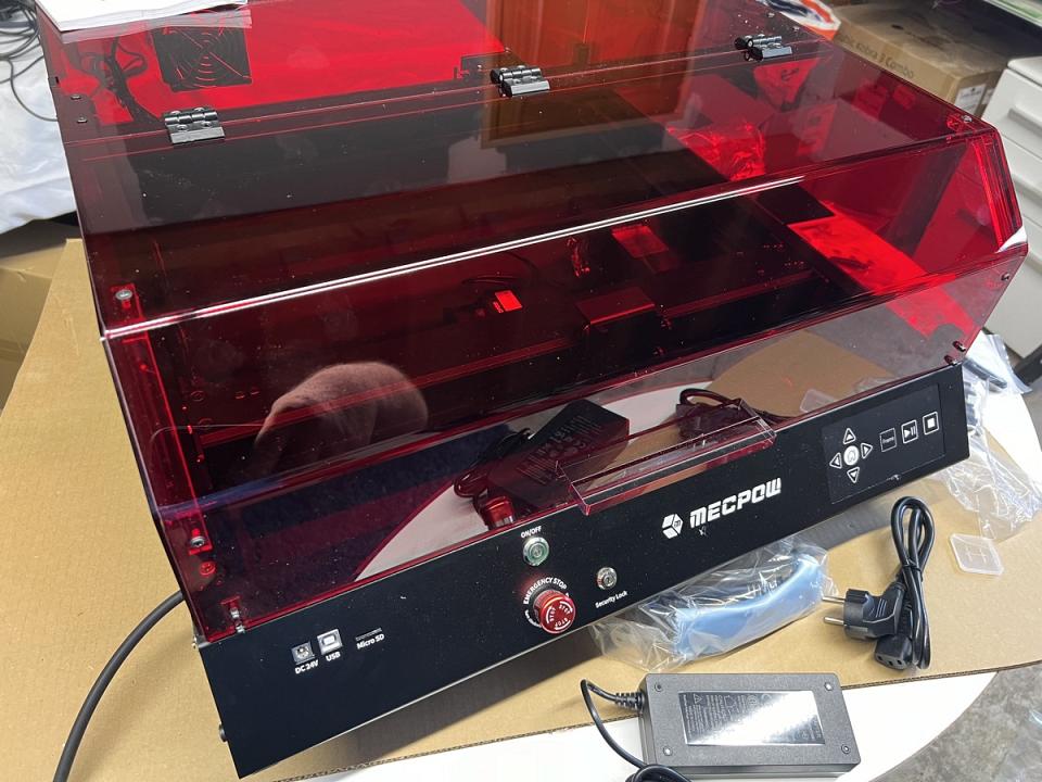 Test MECPOW X4 PRO 22 watts, le plus économique des graveurs Laser en caisson Classe 1