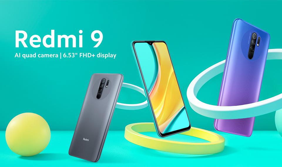 Nouveau smartphone Xiaomi Redmi 9,entrée de gamme mais musclé avec quatre capteurs photo (dès 125€)