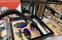Logo Test AlgoLaser DELTA, une graveuse découpeuse Laser 22 (…)