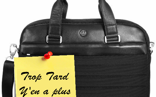 Sac de transport ordinateur Mercedes noir à 62€68 livré (...)