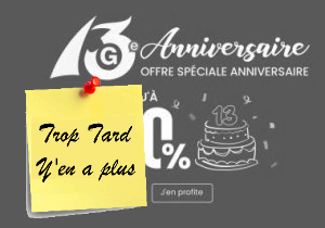 Anniversaire 13 ans Geekbuying, grosses promos en cours