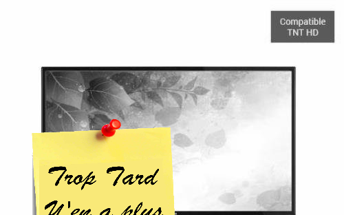 Une TV 32 pouces TNT HD Techwood TKF322016B à 129€99 (...)