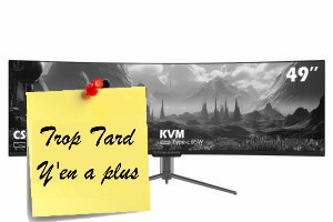 Deal expiré TITAN ARMY C49SHC : L'Ultra-Large Courbé 49” 144 Hz (...)