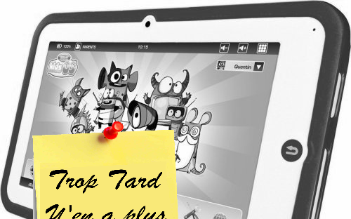 Tablette android enfant Videojet Kidpads 3 -60% soit (...)