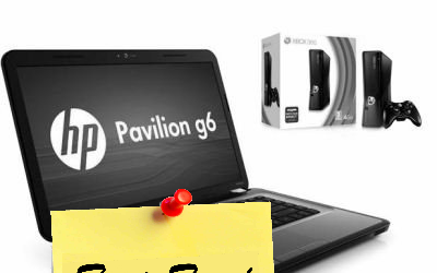 1 Portable HP Pavilion G6-1345EF + 1 Xbox 360 4 Go + (...)
