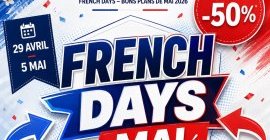 Evenement Les bons plans FrenchDays de Mai