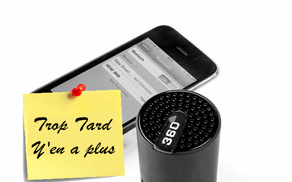 Enceinte portable autonome Bluetooth Veho 360, 14€99 (...)