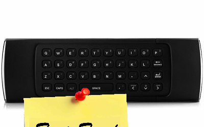 Télécommande 3 en 1 TV mode universel, clavier et (...)