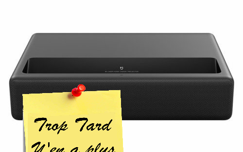 Videoprojecteur UST laser 4K Xiaomi Mijia à 1566€