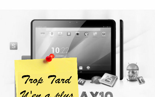 AINOL AX10T TABLETTE 10 POUCES 3G GPS IPS BLUETOOTH 91€ (...)