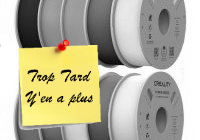 Deal expiré Lot de 10 kilos de filaments Creality Hyper Pla, (…)