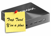 Deal expiré Le MiniPC BMAX B6 Plus, Core i3-1000NG4, 12 GO RAM, 512 (...)