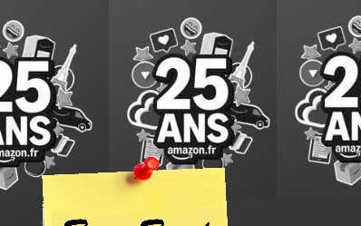 25€ de réduction sur Amazon pour 75€ d'achat