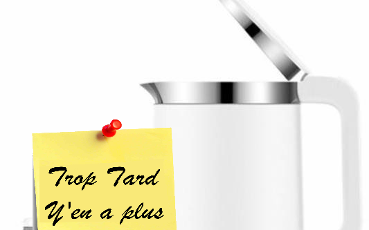 Bouilloire électrique connectée Xiaomi ZHF4012GL à (...)