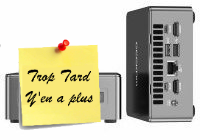 Deal expiré GEEKOM IT13, des miniPC équipés de processeurs dernière (...)