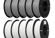 Bon plan relatif 10 bobines de 1 Kg Filament PLA Creality Ender, Gris 5 (…)