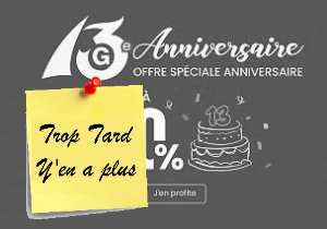 Deal expiré Anniversaire 13 ans Geekbuying, grosses promos en (...)