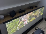 Test écran motorisé de sol Nothing Projector Matte White, polyvalent et de qualité, bien moins cher que vous ne le pensez