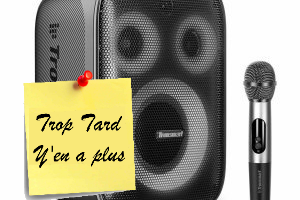 Deal expiré Tronsmart Halo 200, l'enceinte soirée 120W avec batterie, (...)