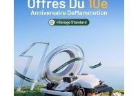 Deal Anniversaire 10 ans MAMMOTION, promotion sur les robots (...)