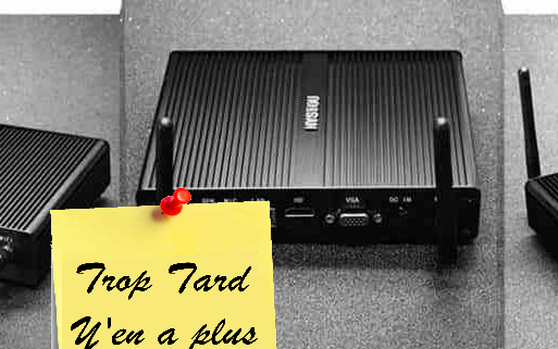 MiniPC HYSTOU P06B Intel core-i3 7100U à 178€